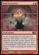 1x Wild Evocation M11 MtG Magic Red Rare 1 x1 Card Cards