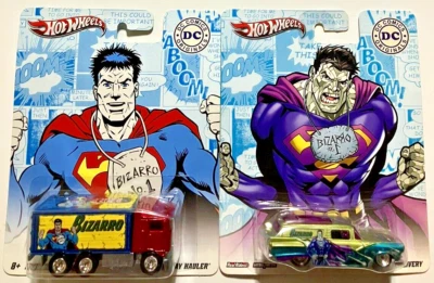 Hot Wheels ~ BIZARRO ~ Lote de 2 ~ Originales de DC COMICS ~ 1:64 ~2011/12 ~ Nuevo ~ Casi Nuevo Foto 1 de 4