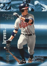 1999 SkyBox Thunder Atlanta Braves Baseball Card #263 Chipper Jones