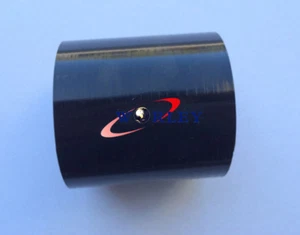 2.5" inch 64mm Silicone Straight Connector Joiner Coupler Turbo Black Hose Pipe - Imagen 1 de 7