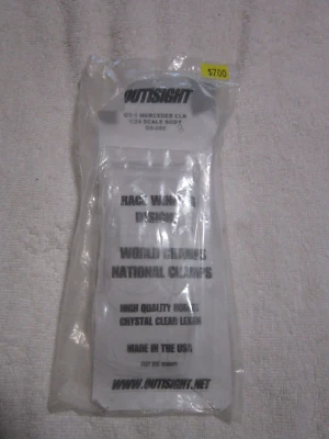 OUTISIGHT GT-1 MERCEDES CLK 1/24 CARROCERÍA LEXAN TRANSPARENTE .010 Foto 1 de 3