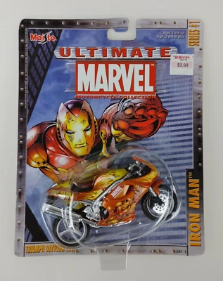 Iron Man Triumph Daytona 955i Motorcycle Ultimate Marvel Collection Maisto 2002 - Image 1 of 4