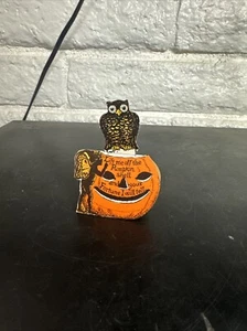 Antike Pfeife Kinder Hallowe'en Party Buch Glücksstück Halloween 1923 - Bild 1 von 4