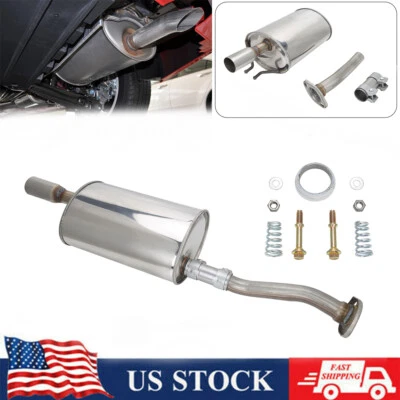 Stainless Steel Rear Exhaust Muffler For Honda Civic 2006-2011 1.8L Sedan Coupe - Изображение 1 из 4