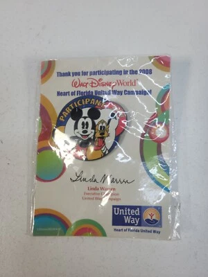Disney Pin Cast Exclusive WDW United Way 2008 Participant #64222 - Image 1 of 2