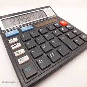 Großer Büro-Rechner, 10-Stellig, Electronic Calculator Art.-Nr. 17006 - Bild 1 von 4