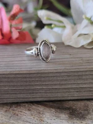 Rainbow Moonstone Ring,925 Sterling Silver Ring,Handmade Ring,All Sizes 3 to 14 - Image 1 of 4