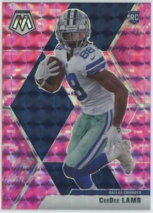 CeeDee LAMB 2020 Panini Mosaic Pink Prizm RC #207 - Picture 1 of 2