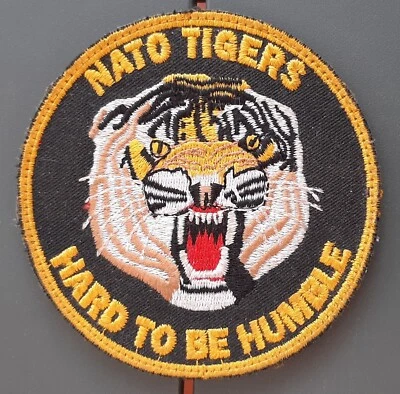 Patch ancien NATO TIGER MEET Aéronavale Flottille 11 F et Aviation Air ORIGINAL - Photo 1/4