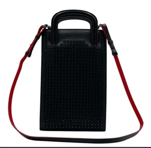 Christian Louboutin Flat 3WAY Clutch Hand Bag Crossbody Pochette Shoulder Bag JP - Picture 1 of 15