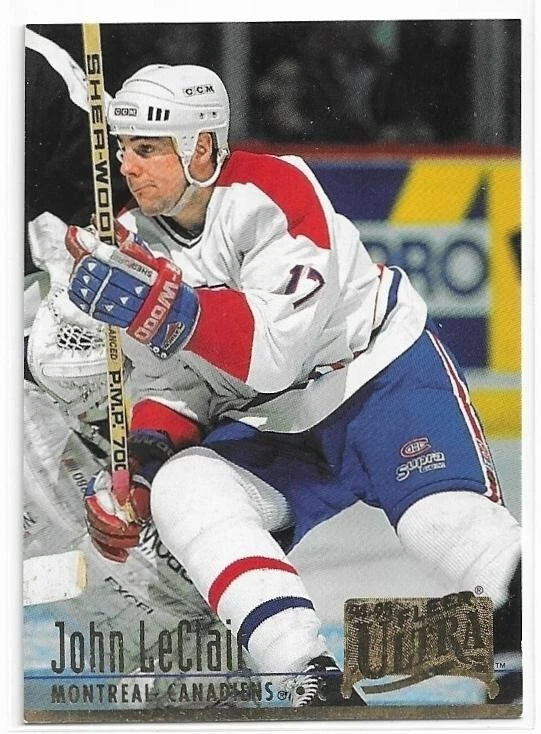 JOHN LeCLAIR 1994-95 Fleer Ultra Hockey card #111 Canadiens Flyers NM - Image 1 of 1