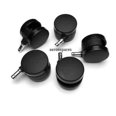 AERONSPARES Set of 5 Casters Wheels Herman Miller Mirra, Sayl, Setu, Embody, Celle Chairs