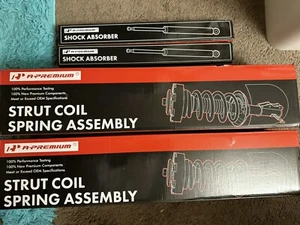 4Pcs Front & Rear Complete Strut & Coil Spring Assembly Shock for 09-13 Mazda 6 - Picture 1 of 4