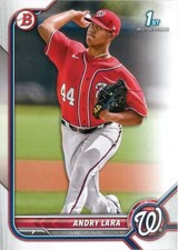 Andry Lara 2022 Bowman 1st Prospects Baseball Card #BP-70 Washington Nationals