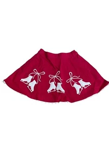 L.L. Bean Kids Girl's Size 4 S Red White Ice Skating Winter Skirt 100% Cotton - Picture 1 of 5