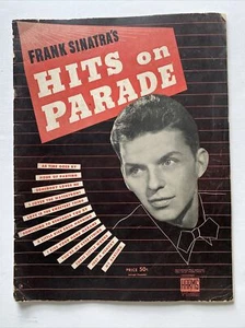 Vintage 1943 Frank Sinatra "HITS on PARADE" Sheet Music Songbook - Picture 1 of 2
