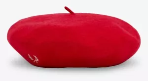 FRED PERRY BERET RED HW7646 912 WOOL/POLYAMIDE NEW WITH TAGS ONE SIZE - Picture 1 of 4