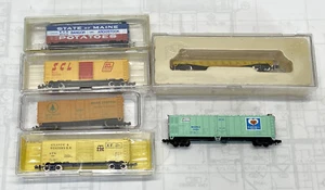 Vintage Atlas, Con-Cor, Model Power N Scale 40/50 Box Car Lot 6 Cars - Picture 1 of 11