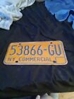 Vintage New York COMMERCIAL license plate. Steel From The 1970’s. #7374-HV