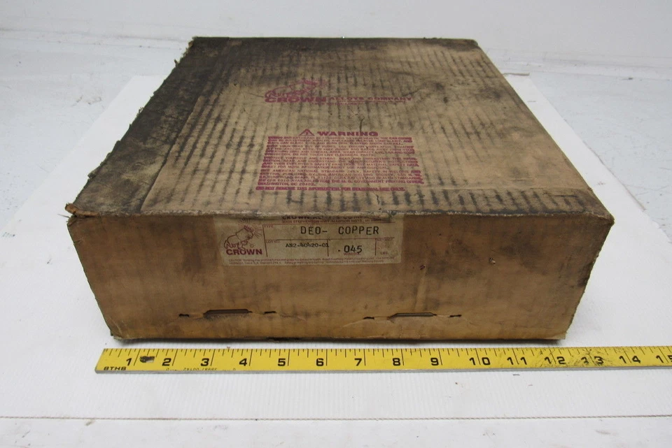 Crown Alloys DEO .045" cobre desoxidar cobre alambre de soldadura carrete 25# Foto 1 de 4