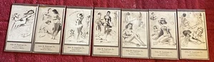 KO Munson 1945 Pinup Girl 7 calendarios diarios de publicidad mensual de junio a diciembre - Imagen 1 de 19