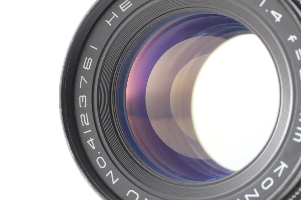 🎦VIDEO👀🌟N MINT🌟 Konica Hexanon 52mm F/1.4 Lens From JAPAN - Image 1 of 4