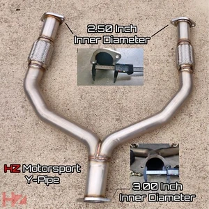 Improved Y Pipe for Infiniti G37 G37X Q50 Q60 RWD AWD VQ35HR VQ37VHR VR30DDTT - Picture 1 of 7