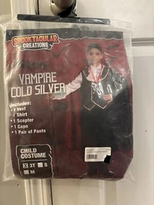 Spooktacular Creations Child Halloween Costume Vampire Cold Silver 3T Toddler - Picture 1 of 1