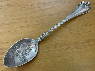 Sterling Silver Garfield Memorial Cleveland Cherub Sterling Spoon 17.3g 0.555ozt — 第 1/4 张图片