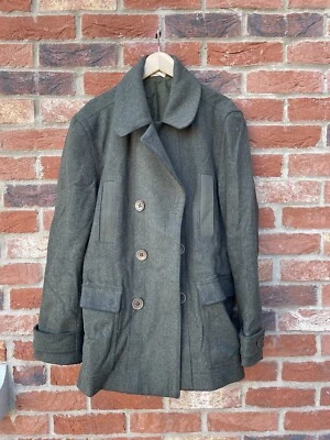 DKNY Wool Blend Jacket Pea Coat Large Very Stylish In Large - Image 1 of 4