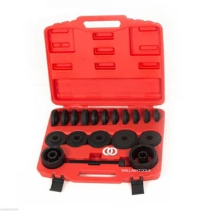 23 pcs Front Wheel Drive Bearing Removal Adapter Puller Pulley Tool Kit w/Case - Afbeelding 1 van 2