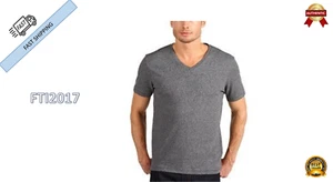 New Men's Jack Spade V Neck T-Shirt Gray Size Small &Large MSRP $68 Top/ Shirt - Picture 1 of 2