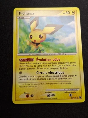 Pichu 45/100 DP Tempête Carte Pokémon FR - Photo 1/4