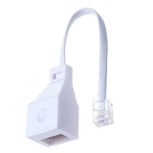 RJ45 na adapter konwersji RJ11 ze złączami liniowymi do łączności - Zdjęcie 1 z 9