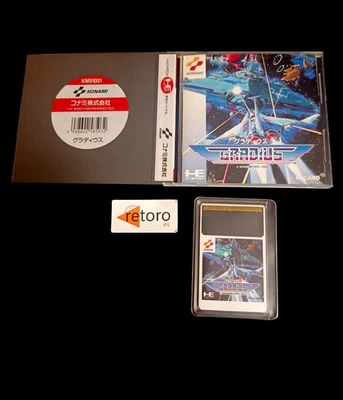 GRADIUS NEMESIS PC-ENGINE TurboGrafx NEC HuCard JAP PCE Pc Engine Konami - Imagen 1 de 2