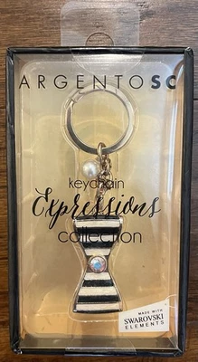 Argento SC Expressions "Pajarita" Swarovski Elements Llavero NUEVO Foto 1 de 2