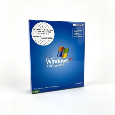 RARE Sealed Microsoft Windows XP Professional Version 2002 (Box in nice shape) - Image 1 of 4