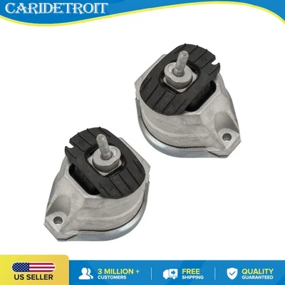 2PCS Front Left Right Engine Mount Fits 2004-2007 BMW 525i 2008-2010 BMW 535i - Image 1 of 4
