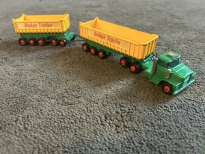 Matchbox Superkings K16 A1 Dodge Tractor with Twin Tippers - Picture 1 of 4