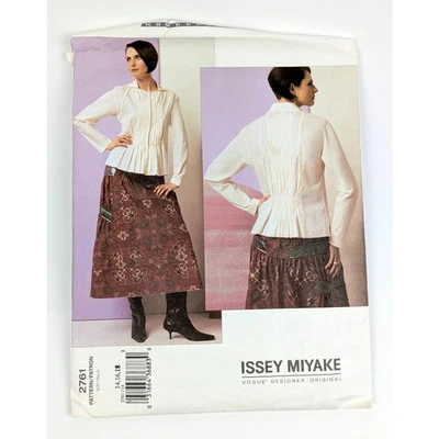 Issey Miyake Women's Pleated Top Skirt UC FF Sewing Pattern, 14 16 18 Vogue 2761 - Image 1 of 4