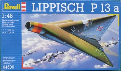 oop Revell (Ex Mauve) 04500 1/48 Lippisch P.13a - Luftwaffe 46 Project Fighter - Image 1 of 4