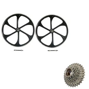 26" Bicycle Alum Mag Wheel 100mm * 135mm & 9 Speed 13T-32T Rotary Freewheel - Picture 1 of 16