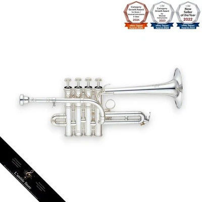 Yamaha YTR-9835 High Bb Tonart A Xeon Piccolo Trompete YTR9835 JP Koffer... - Bild 1 von 4