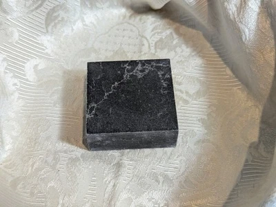 Corian Quartz Nero Soapstone 2x2" Premium Tile DuPont Engineered Stone - Bulk Di - Image 1 of 4