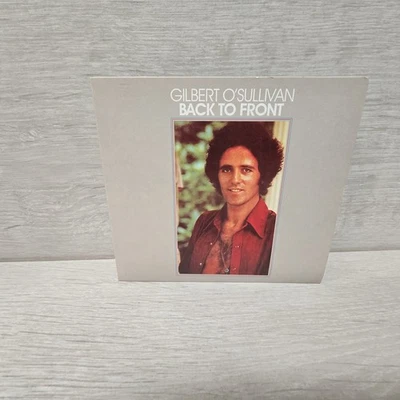 Back to Front - Gilbert O'Sullivan CD Deluxe Edition 2012 Digipak 3 Bonus Tracks - Image 1 of 4