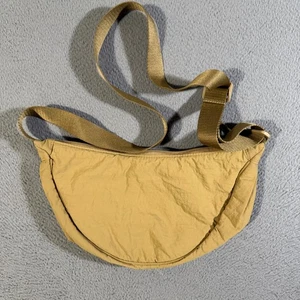 Uniqlo Beige Shoulder Bag Nylon Crossbody Bag Lightweight Casual - Picture 1 of 6