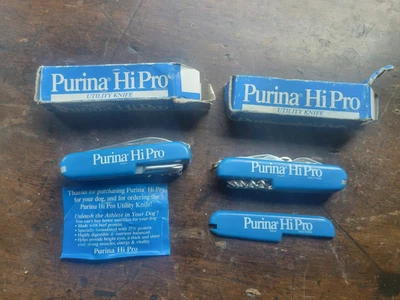 2 - Vintage Purina Hi Pro Dog Food Pocket Knife Multi Tool See Description - Image 1 of 4
