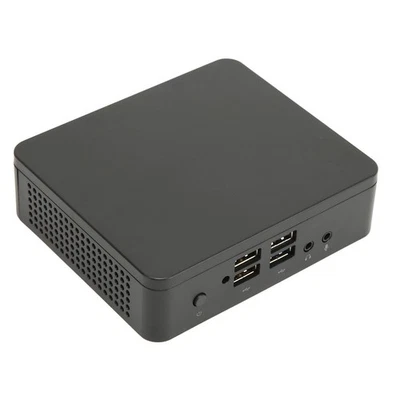 ］Fanless Mini PC 4GB RAM 64GB SSD 4K Output HD VGA Output Gigabit USB3.0 Mini - Image 1 of 4