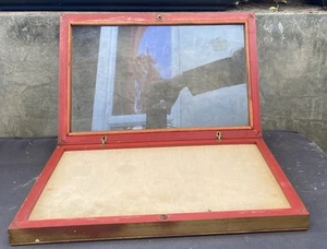 Teca porta medaglie In Legno E Vetro Misure Interne 21x34 - Foto 1 di 4