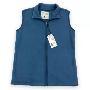 Pine Trails WOMENS SIZE SMALL Ladies Blue Fleece Full Zip Vest with POCKETS! NWT - Picture 1 of 12